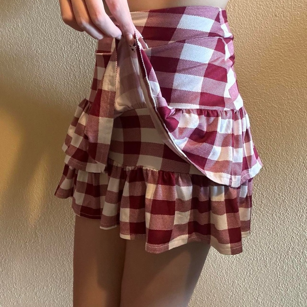 Gingham Skirt